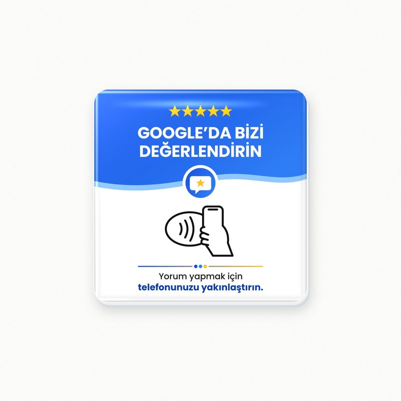Google yorum kartı, küçük boy