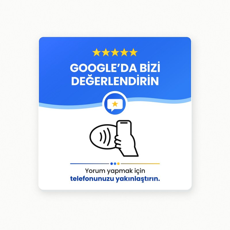 Google yorum kartı, büyük boy