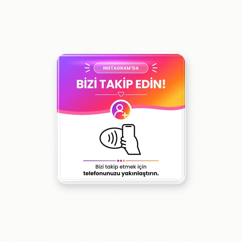 Instagram kartı, küçük boy
