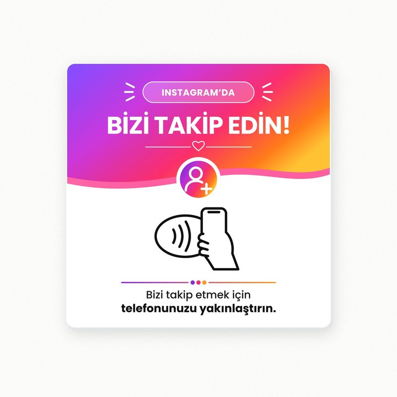 Instagram kartı, büyük boy